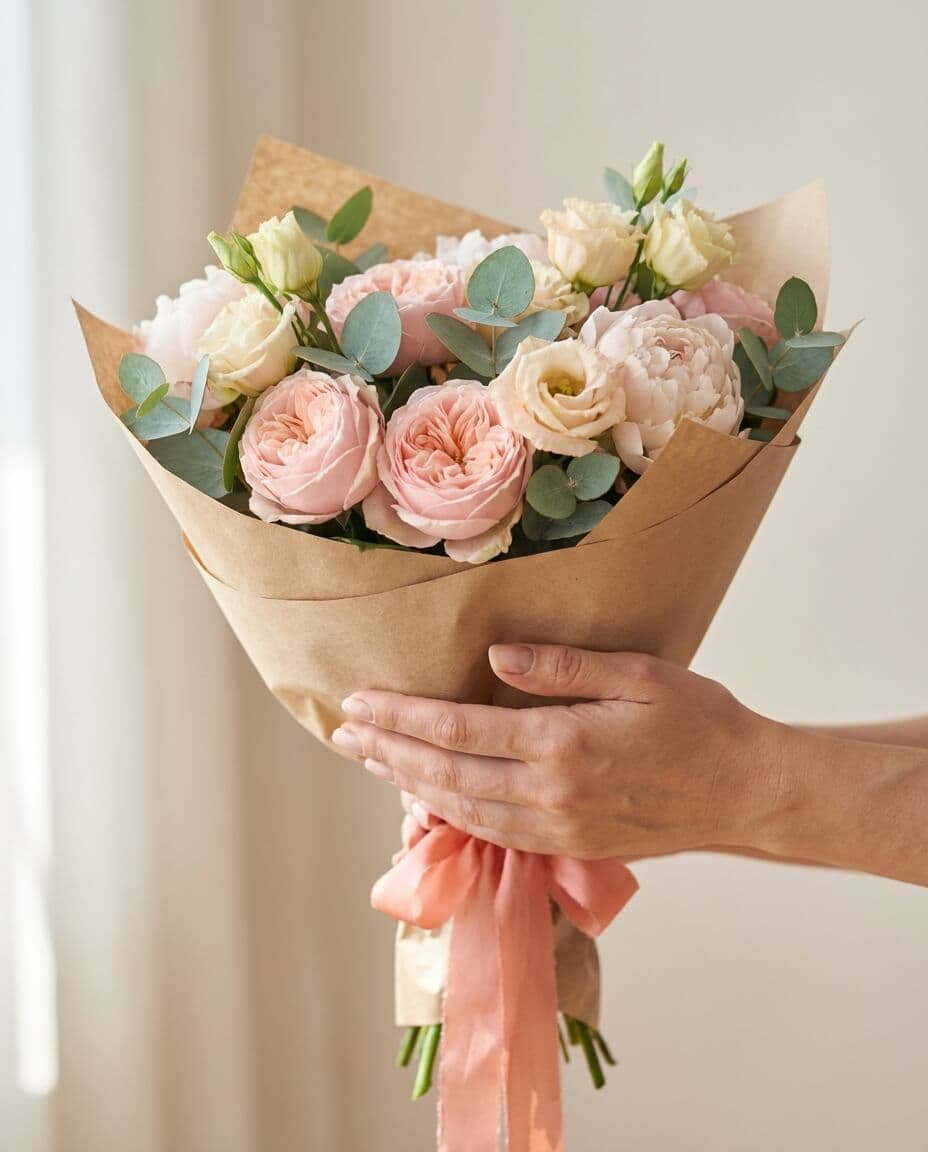 Ramo de flores artesanal